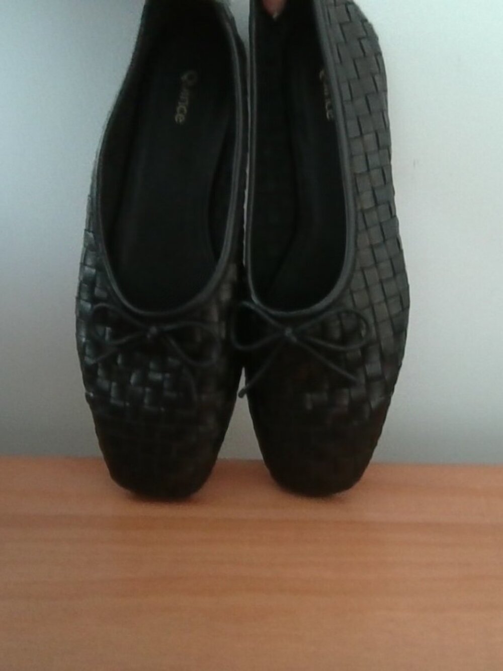 Italian Leather Handwoven Square Toe Ballet Flat Size 6 Women's - Picture 2 of 7